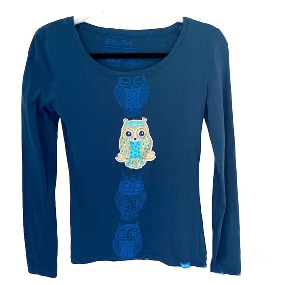 Лонгслив Electra Night Owl Longsleeve Dark Blue (Size S)