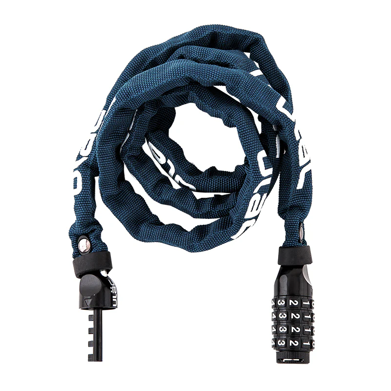 Велосипедный замок Ulac 52nd Street Steel Chain Lock Combo Navy