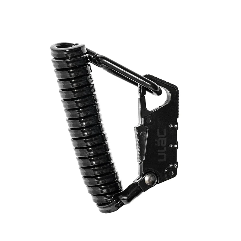 Велосипедный замок Ulac Valkyrie Carabiner Cable Lock Black