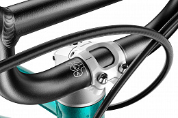 Беговел Woom go 1 PLUS metallic turquoise/petrol 14"