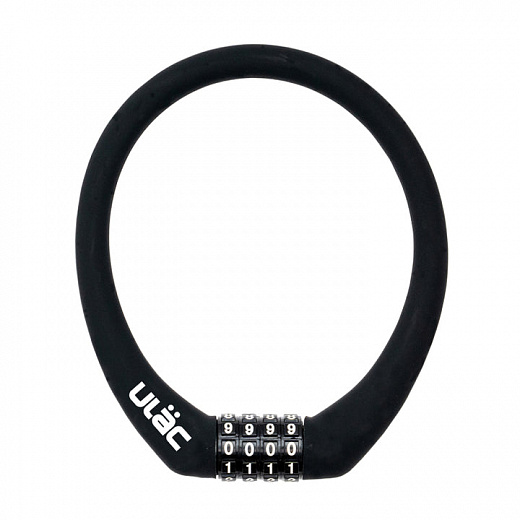 Велосипедный замок Ulac Prague Go Si Cable Lock Combo Black