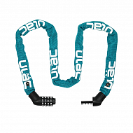 Велосипедный замок Ulac Street Fighter Steel Chain Lock Combo Teal