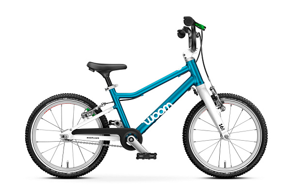 Детский велосипед Woom go 3 metallic blue 16