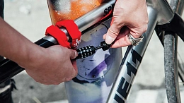Велосипедный замок Ulac 52nd Street Steel Chain Lock Combo Grey